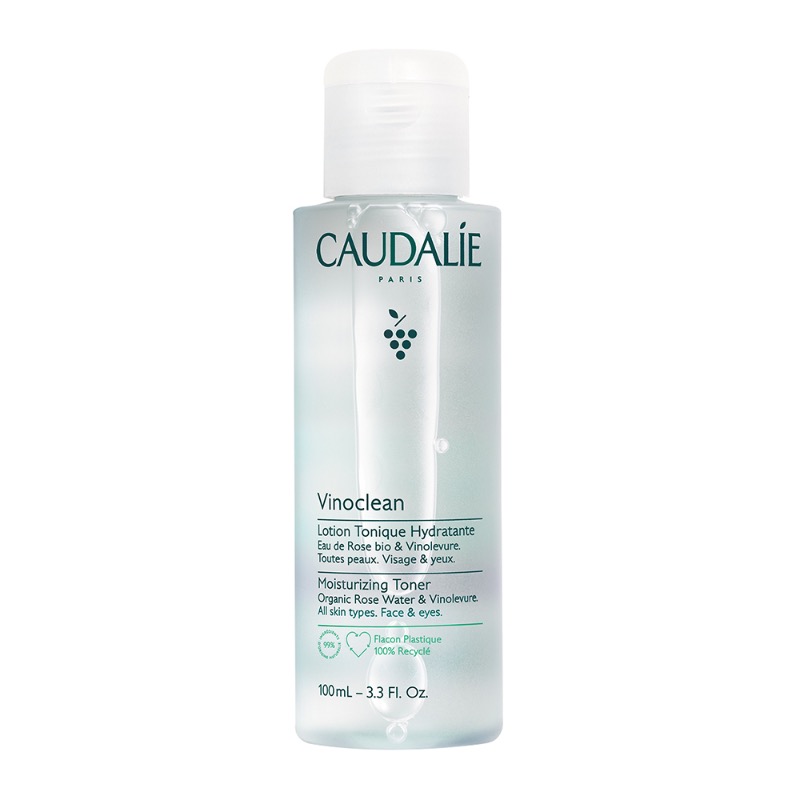 Caudalie Vinoclean Moisturizing Toner with Organic Rose Water - 100ml