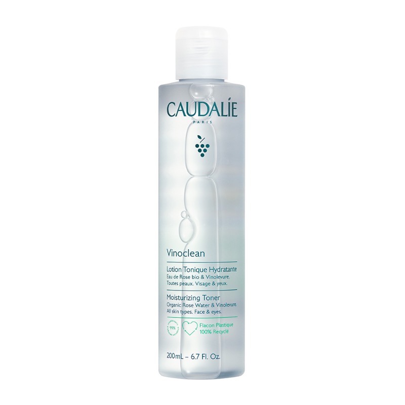Caudalie Vinoclean Moisturizing Toner with Organic Rose Water - 200ml