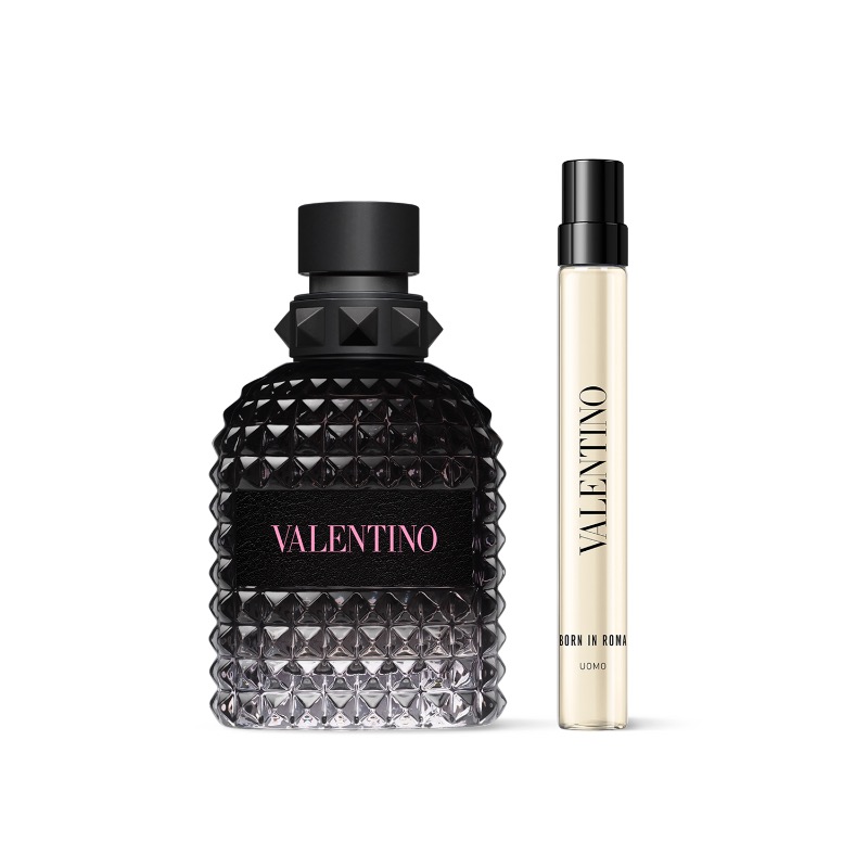 Valentino Born in Roma Uomo Eau de Toilette 50ml + 10ml Fragrance Gift Set Valentino Born in Roma Uomo Eau de Toilette 50ml + 10ml Fragrance Gift Set