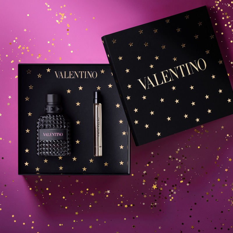 Valentino Born in Roma Uomo Eau de Toilette 50ml + 10ml Fragrance Gift Set Valentino Born in Roma Uomo Eau de Toilette 50ml + 10ml Fragrance Gift Set