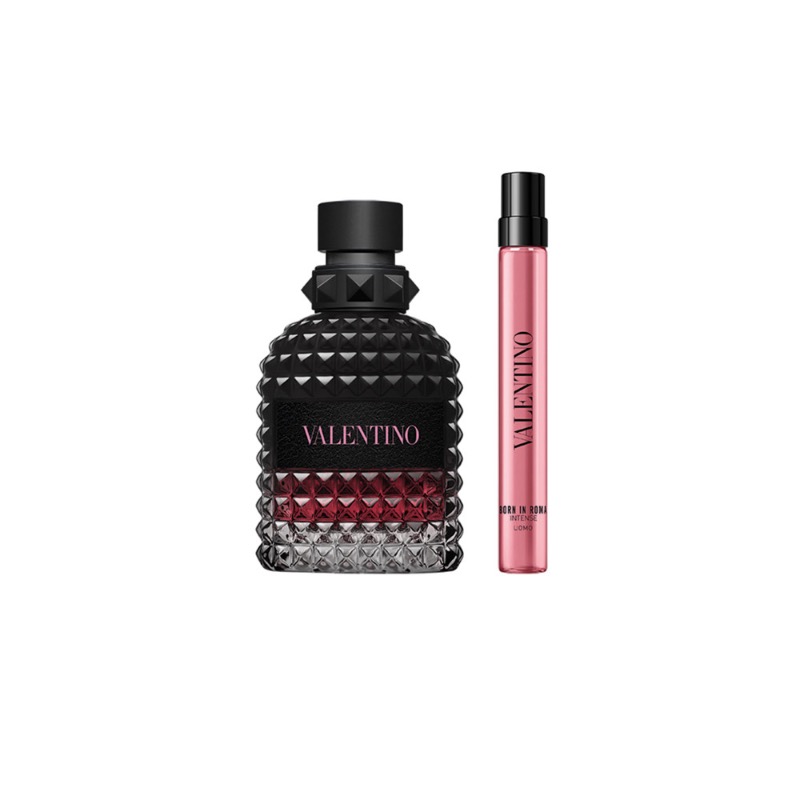 Valentino Born in Roma Uomo Intense Eau de Parfum Intense 50ml + 10ml Fragrance Gift Set Valentino Born in Roma Uomo Intense Eau de Parfum Intense 50ml + 10ml Fragrance Gift Set