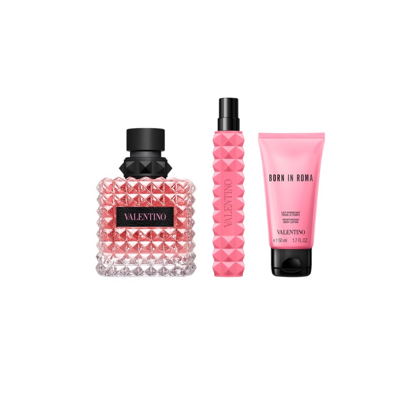 Valentino Born in Roma Donna Eau de Parfum 100ml + 10ml + Body Lotion Fragrance Gift Set Valentino Born in Roma Donna Eau de Parfum 100ml + 10ml + Body Lotion Fragrance Gift Set
