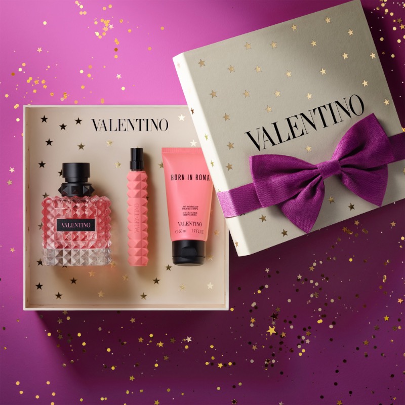 Valentino Born in Roma Donna Eau de Parfum 100ml + 10ml + Body Lotion Fragrance Gift Set Valentino Born in Roma Donna Eau de Parfum 100ml + 10ml + Body Lotion Fragrance Gift Set