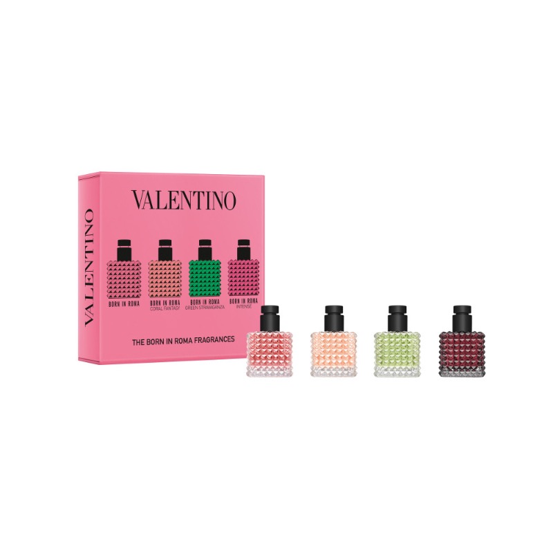 Valentino Born in Roma Donna Eau de Parfum Discovery Fragrance Gift Set 4x 6ml