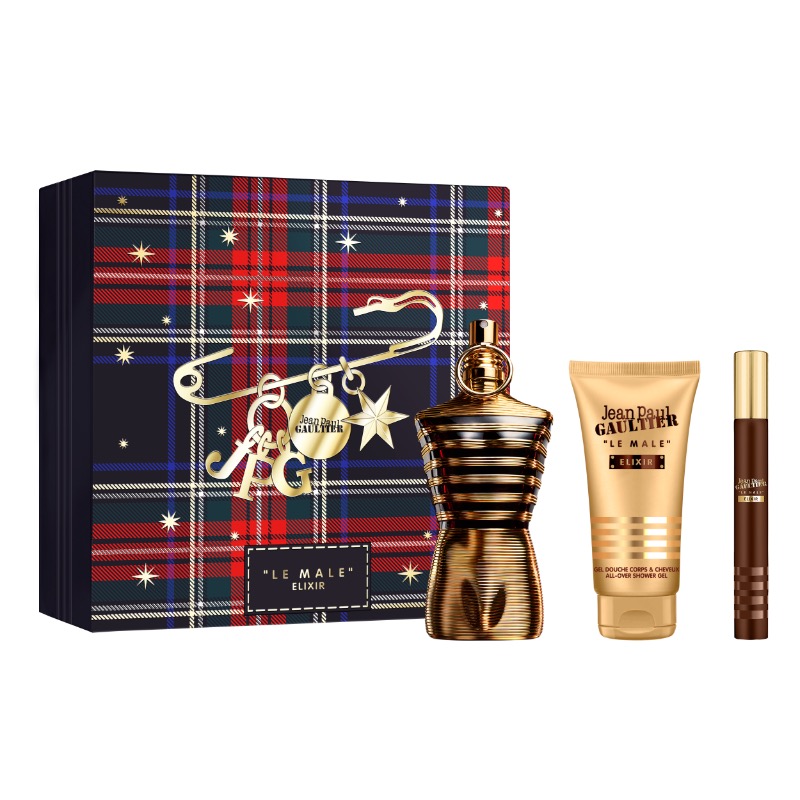 Jean Paul Gaultier LE MALE Elixir Eau De Parfum 75ml Gift Set