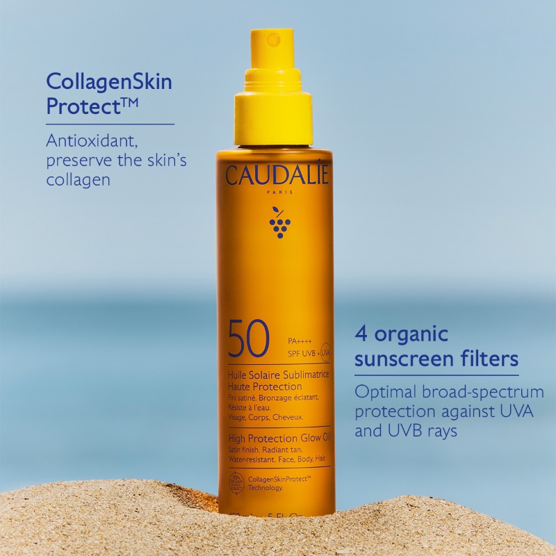 CAUDALIE High Protection Glow Oil SPF50 150ml CAUDALIE High Protection Glow Oil SPF50 150ml